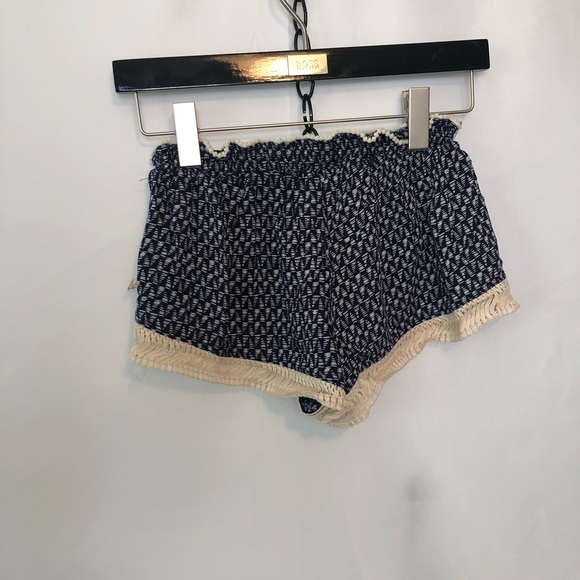 Surf Gypsy Navy Smock Waist Shorts - Medium - Picture 6 of 7